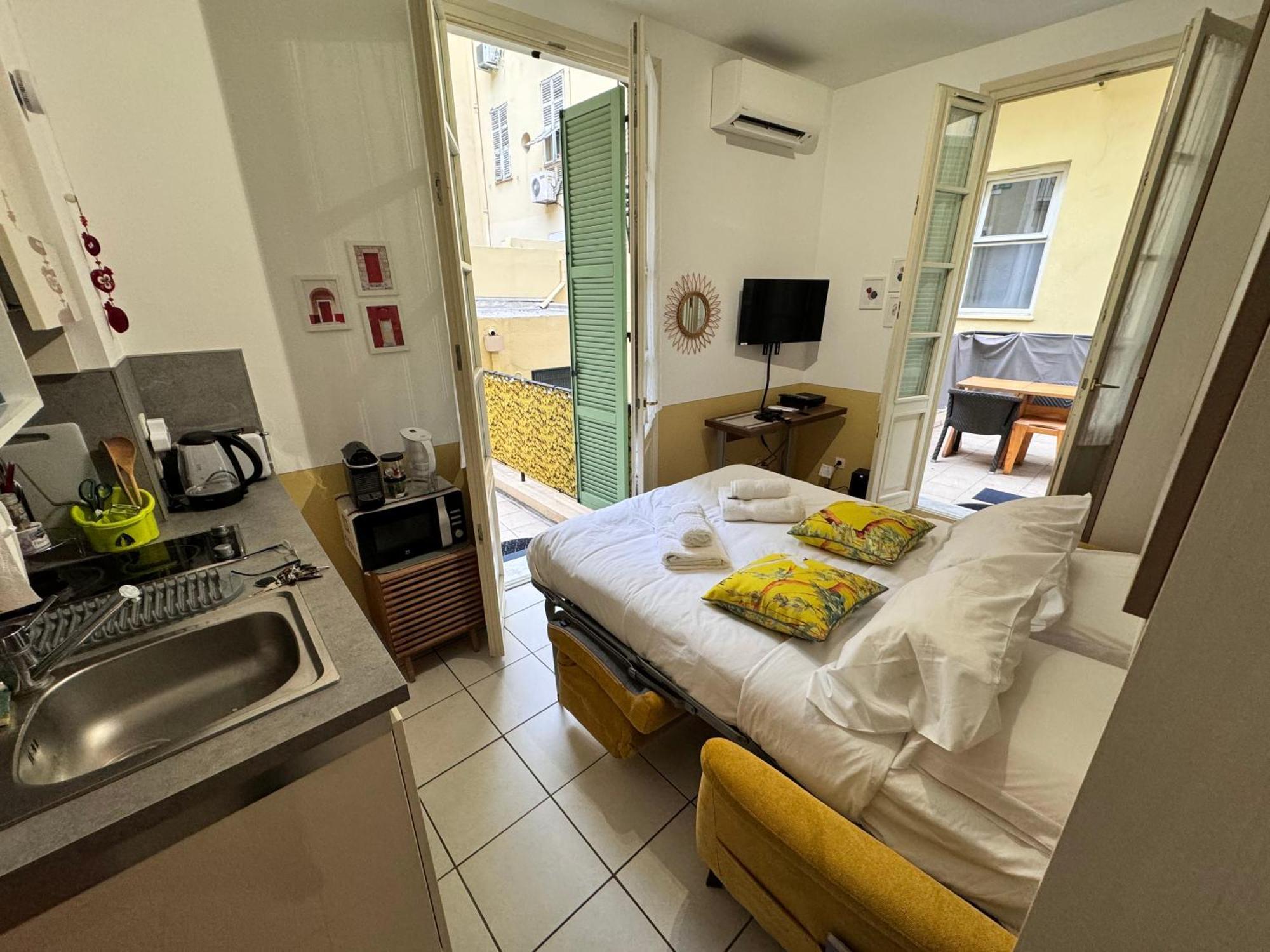 Grimaldi Ac 2 Terraces Wifi 5mins Sea Apartment *